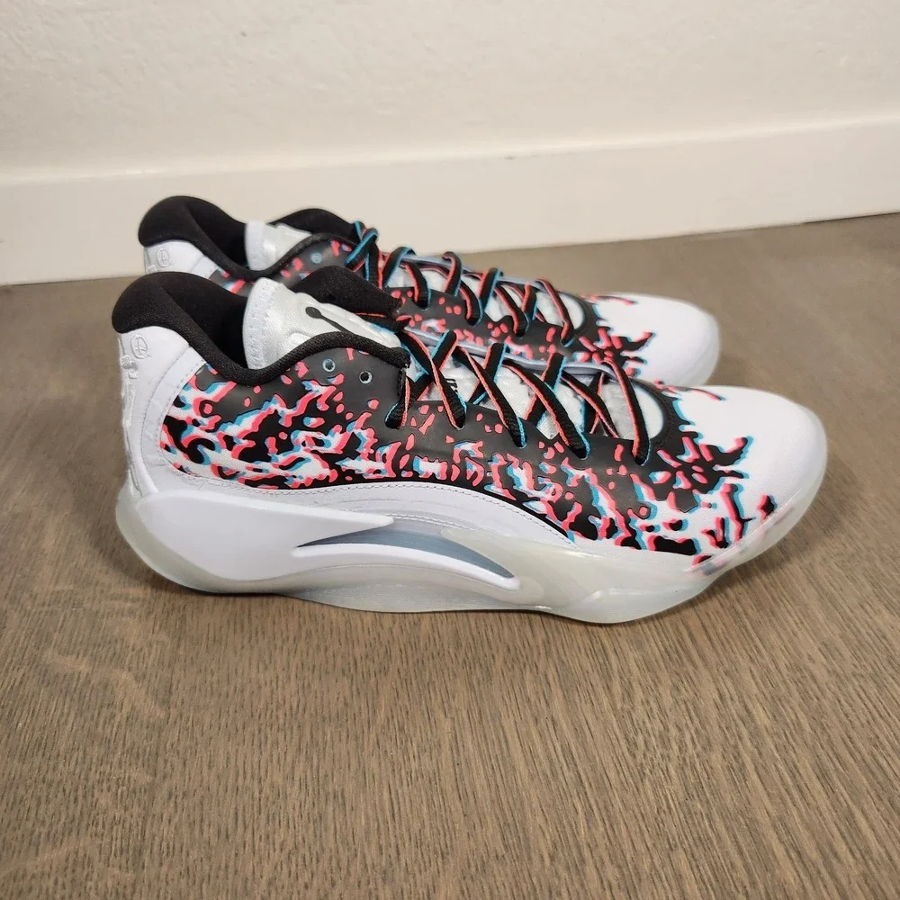 5.5Y Jordan Zion 3 GS Shock World White Black Blue Red FZ4792-060 5.5 7 Women